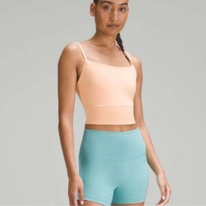 Lululemon Wunder Train Strappy Tank Top Summer Glow - Size 10